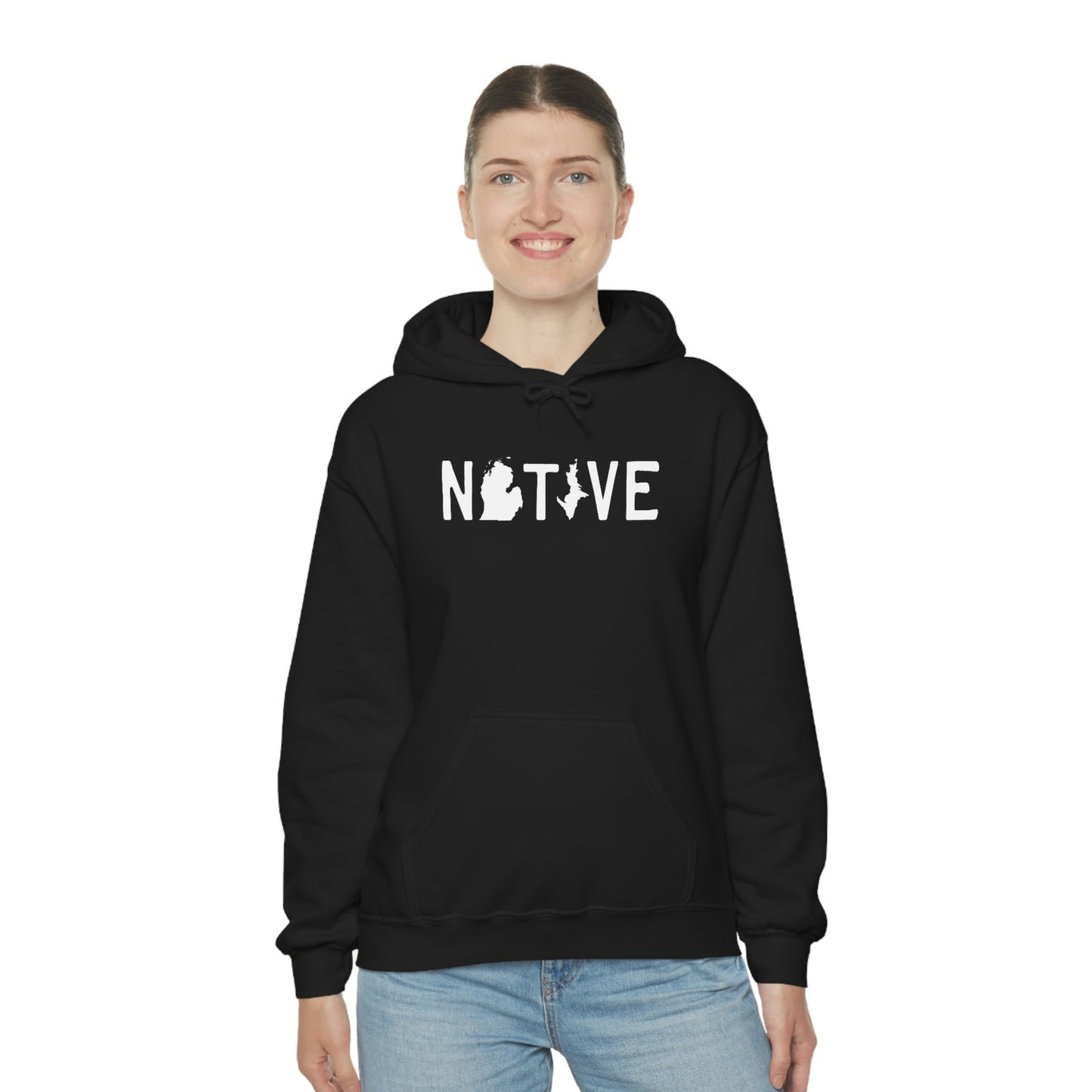 Michigan 'Native' Hoodie (Licence Plate Font) | Unisex Standard