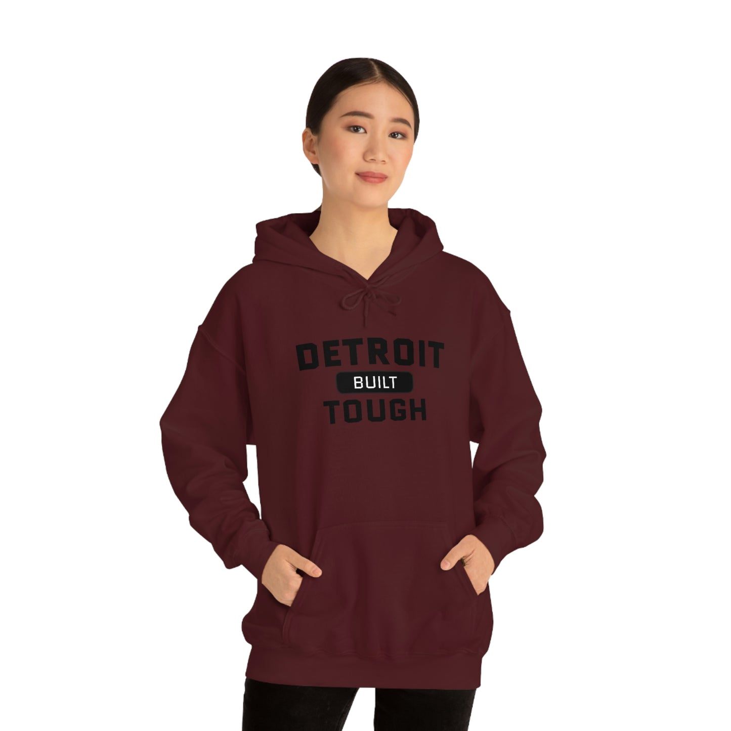 'Built Detroit Tough' Hoodie | Unisex Standard