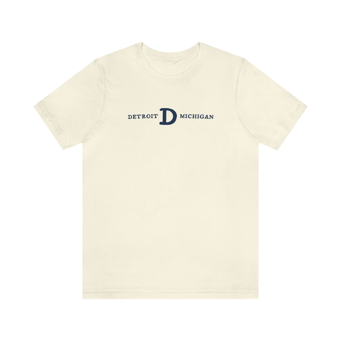 'Detroit Michigan' T-Shirt (w/ Old French D) | Unisex Standard Fit