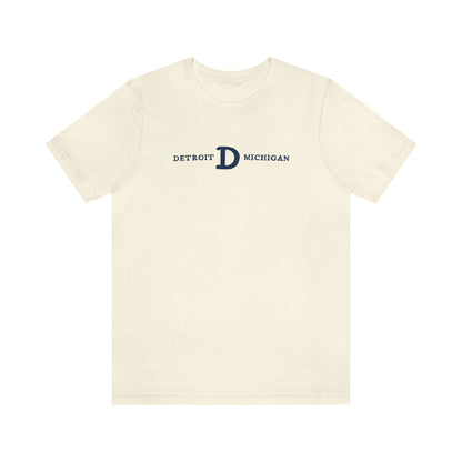 'Detroit Michigan' T-Shirt (w/ Old French D) | Unisex Standard Fit