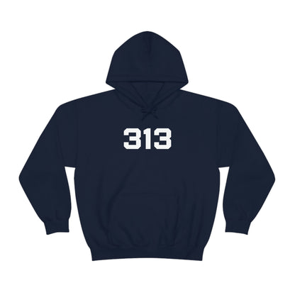 Detroit '313' Hoodie (Athletic Font) | Unisex Standard