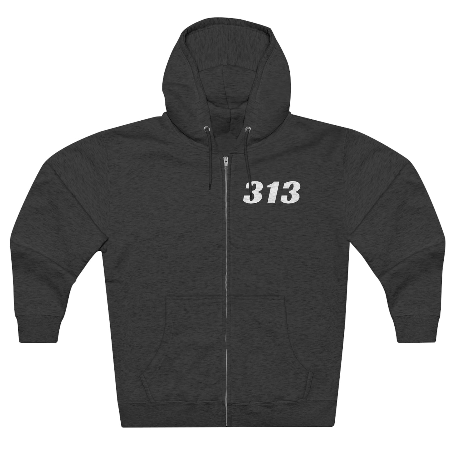 Detroit '313' Full-Zip Hoodie | Racing Font