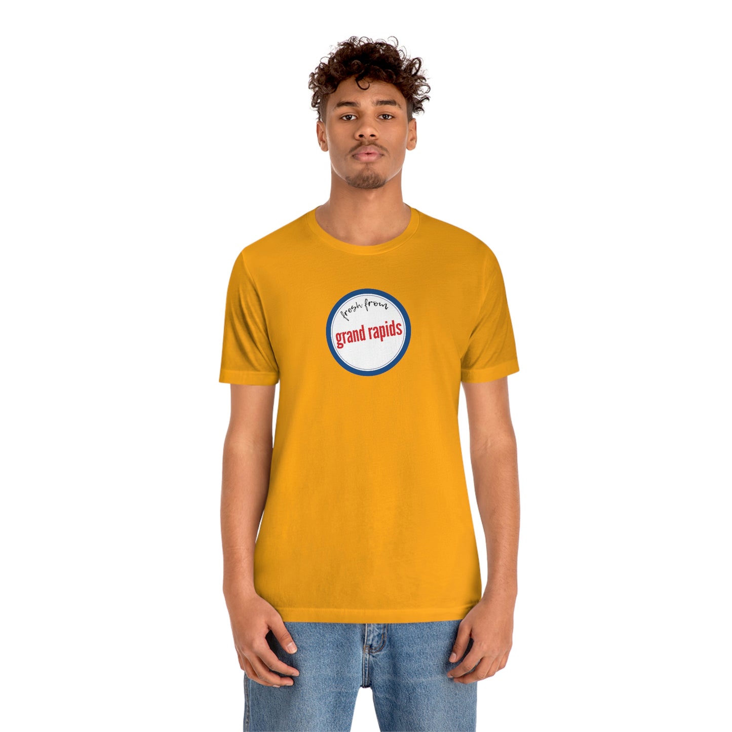 'Fresh From Grand Rapids' T-Shirt (Retail Parody) | Unisex Standard Fit