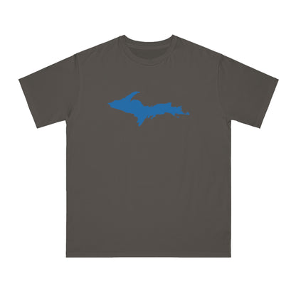 Michigan Upper Peninsula T-Shirt (w/ Azure UP Outline) | Organic Unisex