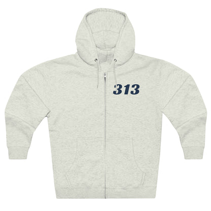 Detroit '313' Full-Zip Hoodie | Racing Font