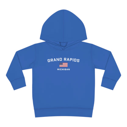 'Grand Rapids' Hoodie (w/USA Flag Outline) | Unisex Toddler