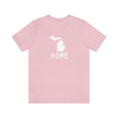 Michigan 'Home' T-Shirt (Licence Plate Font) | Unisex Standard Fit