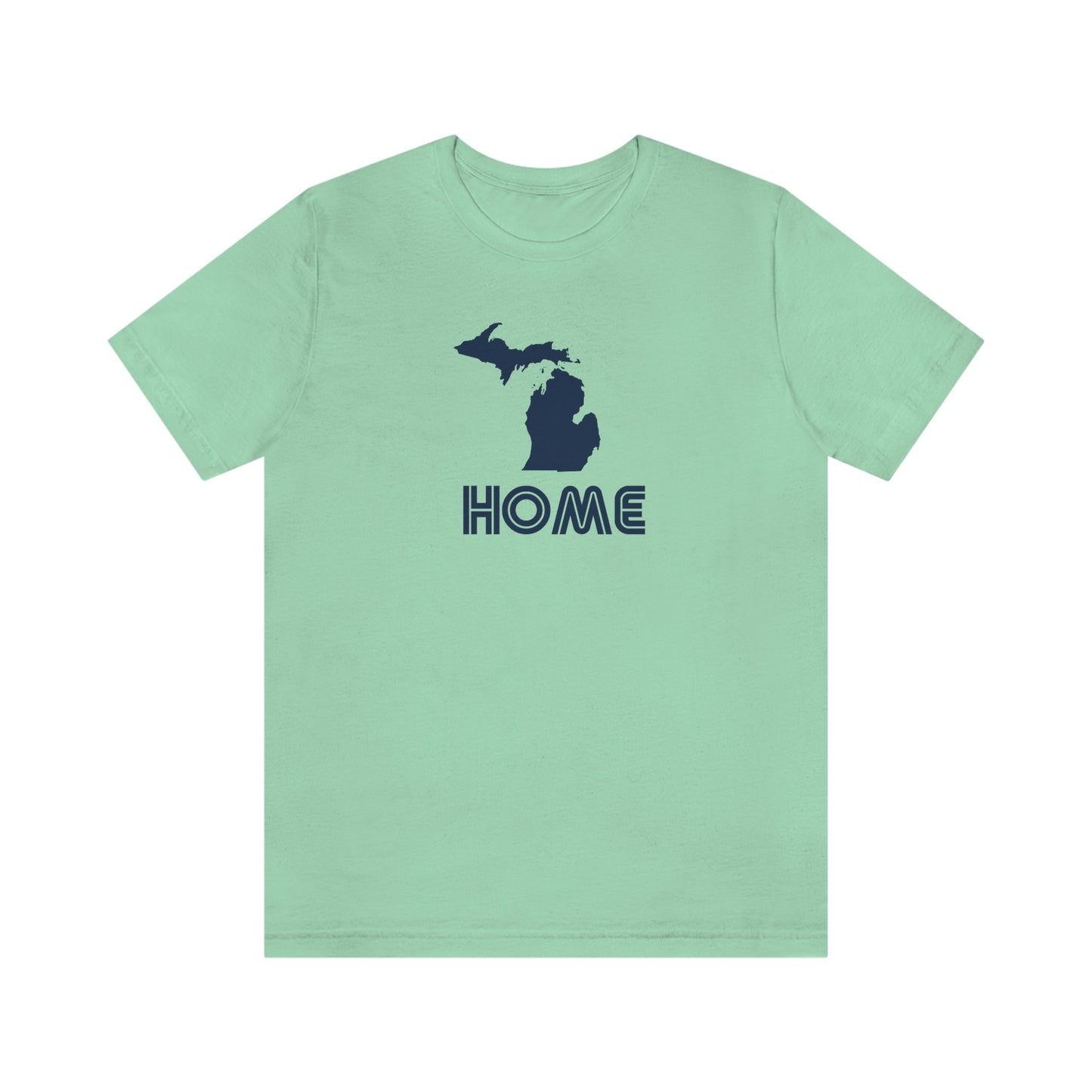 Michigan 'Home' T-Shirt (1970s Audiophile Font) | Unisex Standard Fit