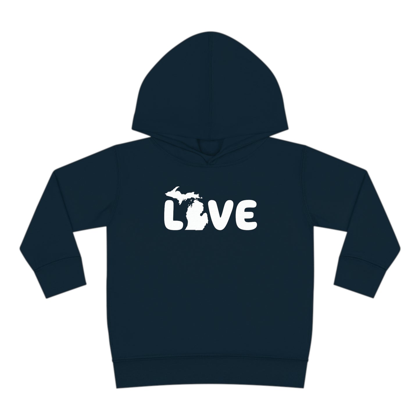 Michigan 'Love' Hoodie (Rounded Children's Font) | Unisex Toddler