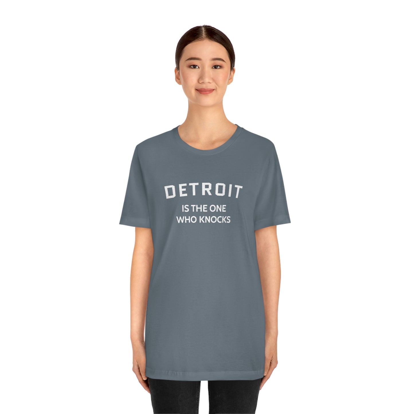 'Detroit is the One Who Knocks' T-Shirt | Unisex Standard Fit