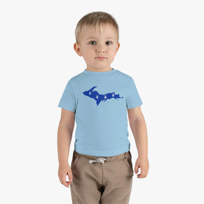 Michigan Upper Peninsula Infant T-Shirt (w/ UP Quebec Flag Outline) | Short Sleeve