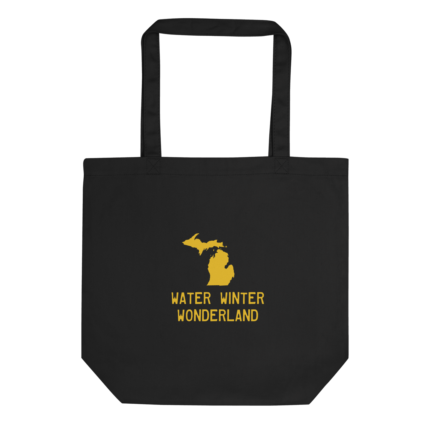 'Water Winter Wonderland' Michigan Everyday Tote | 100% Organic Cotton - Circumspice Michigan