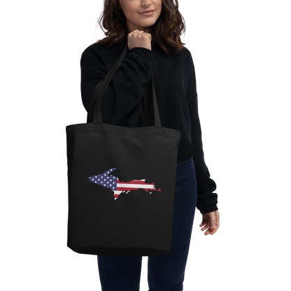 Michigan Upper Peninsula Everyday Tote Bag (w/ UP USA Flag Outline)