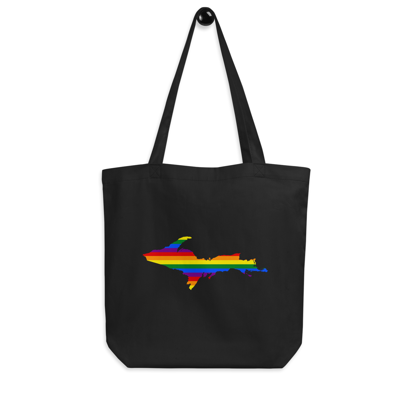 Michigan Upper Peninsula Tote Bag (w/ UP Pride Flag Outline)