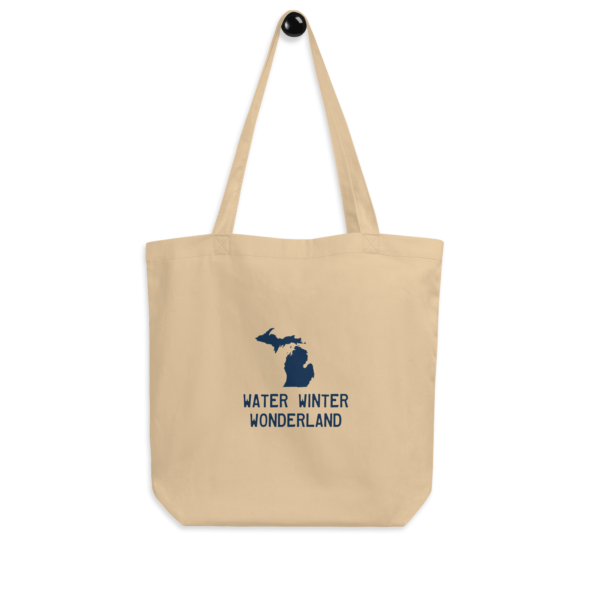 'Water Winter Wonderland' Michigan Everyday Tote | 100% Organic Cotton - Circumspice Michigan