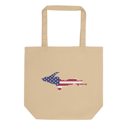 Michigan Upper Peninsula Everyday Tote Bag (w/ UP USA Flag Outline)