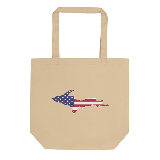 Michigan Upper Peninsula Everyday Tote Bag (w/ UP USA Flag Outline)