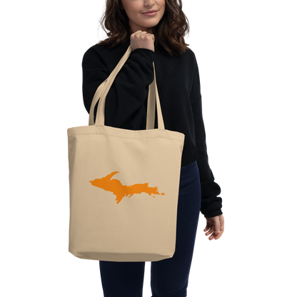 Michigan Upper Peninsula Everyday Tote Bag (w/ Orange UP Outlne)