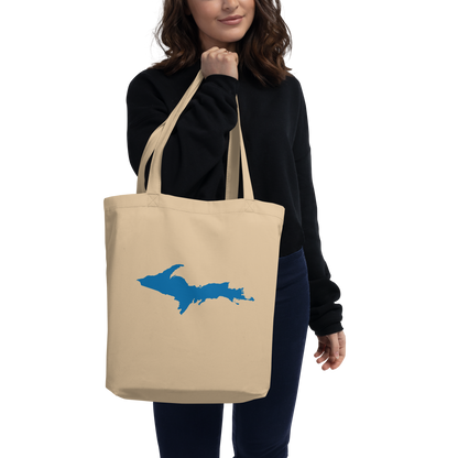 Michigan Upper Peninsula Everyday Tote Bag (w/ Azure UP Outline)