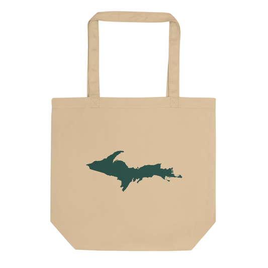 Michigan Upper Peninsula Everyday Tote Bag (w/ Green UP Outline)