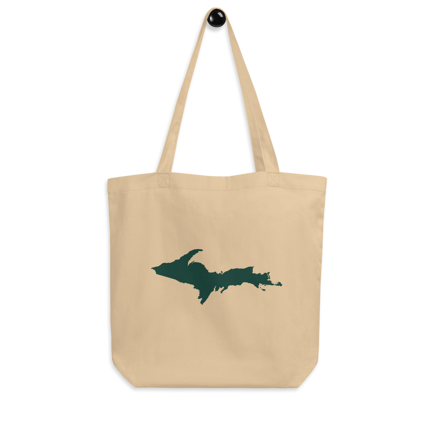 Michigan Upper Peninsula Everyday Tote Bag (w/ Green UP Outline)