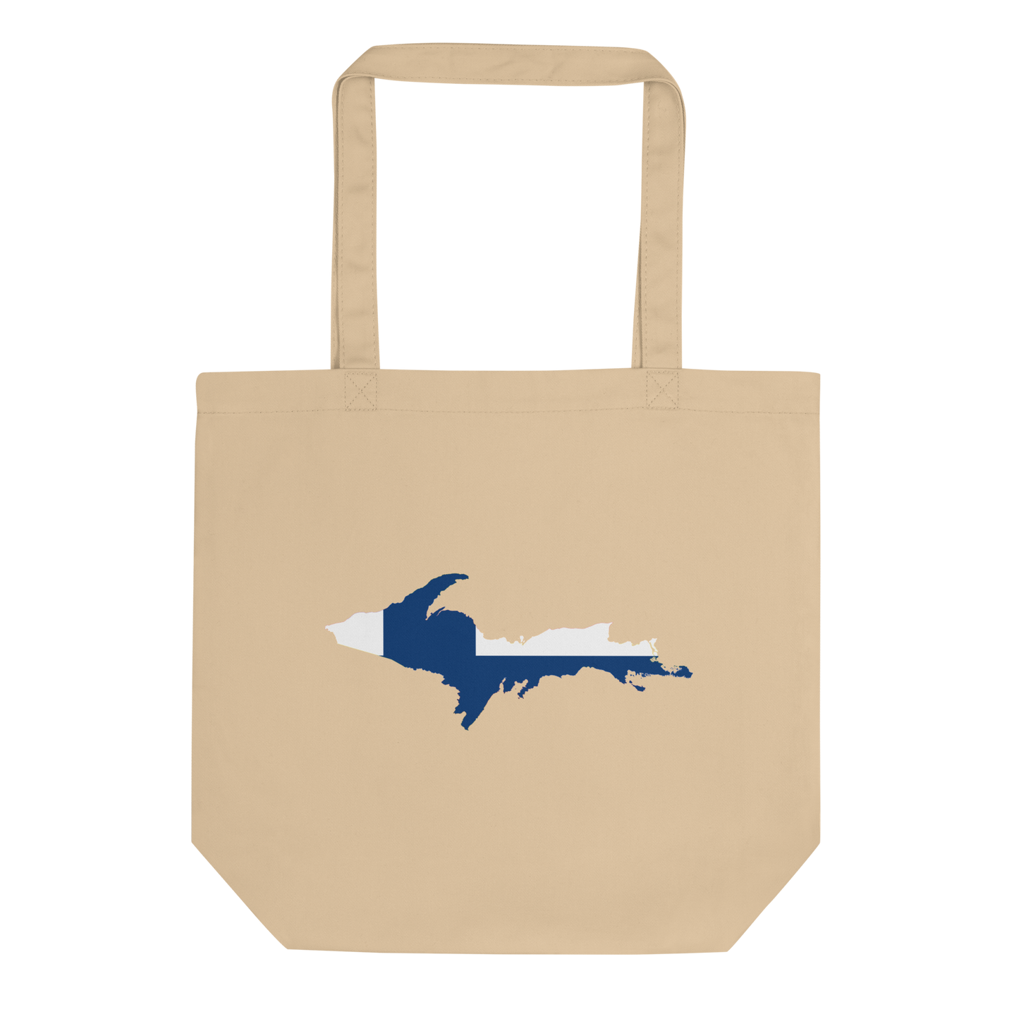 Michigan Upper Peninsula Everyday Tote Bag (w/ UP Finland Flag Outline)