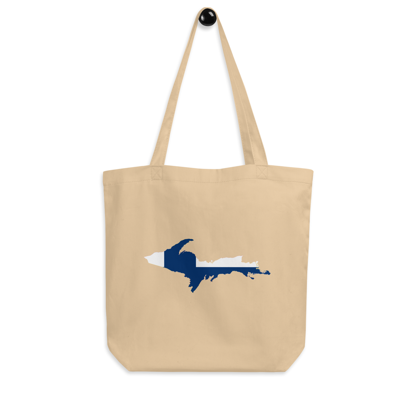 Michigan Upper Peninsula Everyday Tote Bag (w/ UP Finland Flag Outline)