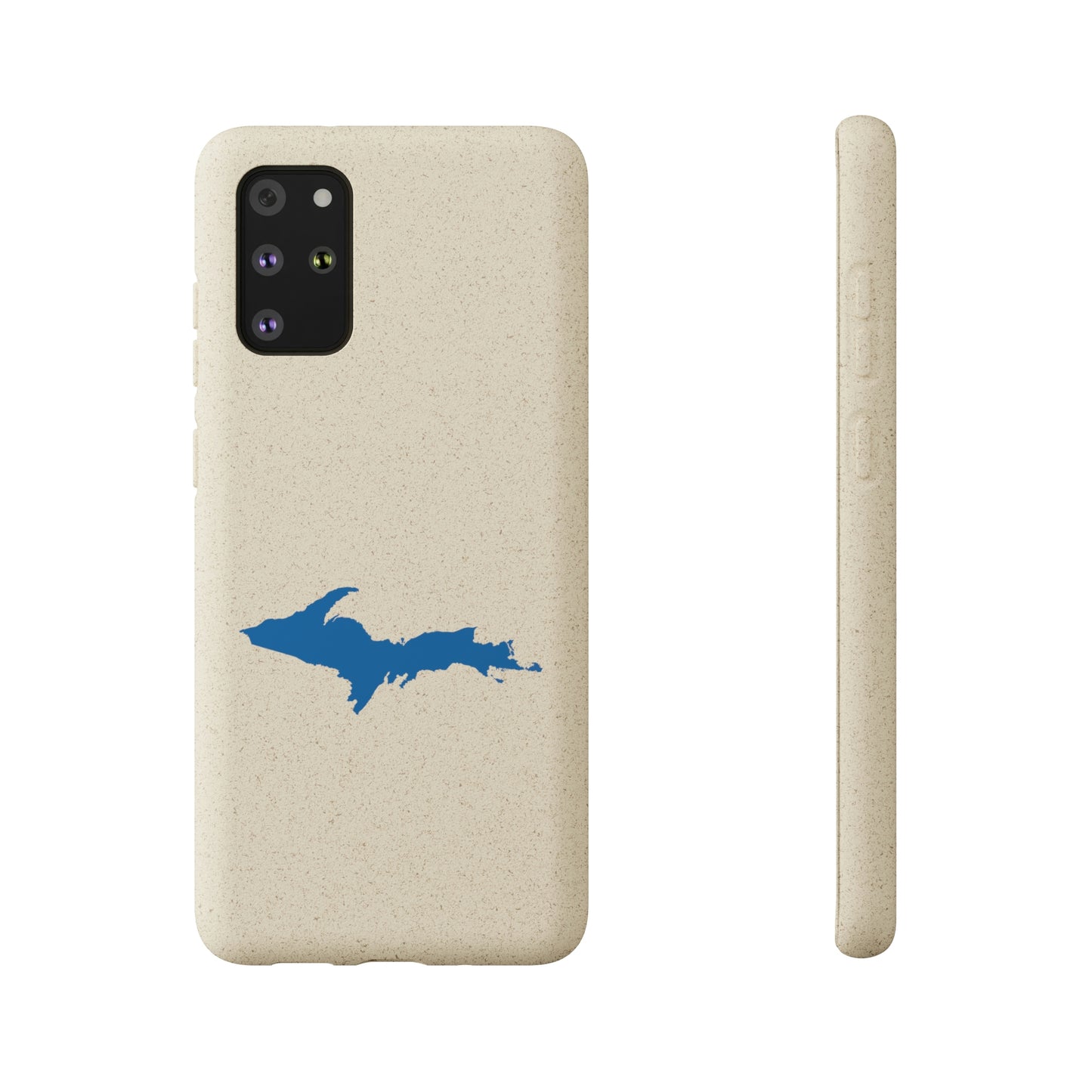 Michigan Upper Peninsula Biodegradable Phone Cases (w/ Azure UP Outline) | Samsung Android