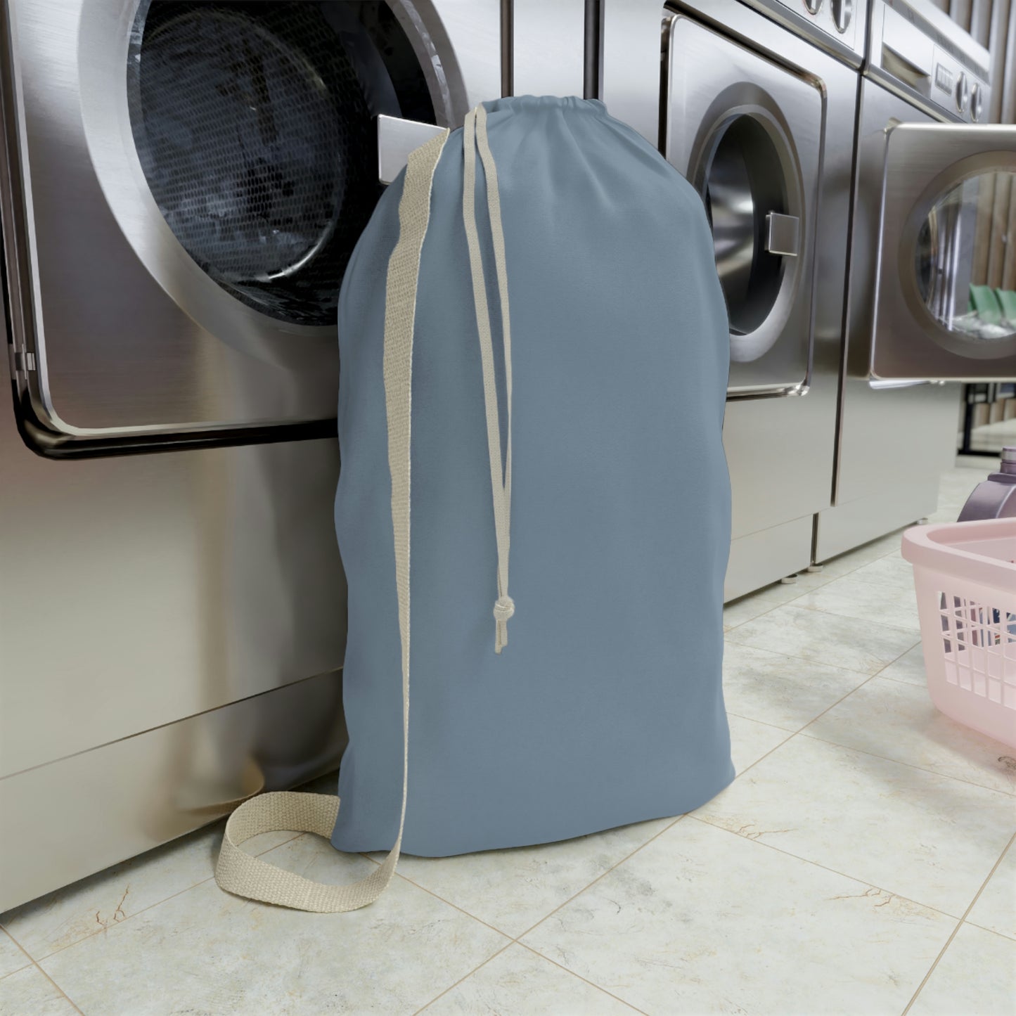 Michigan Upper Peninsula Laundry Bag (B-24 Liberator Grey w/ UP Finland Flag Outline)