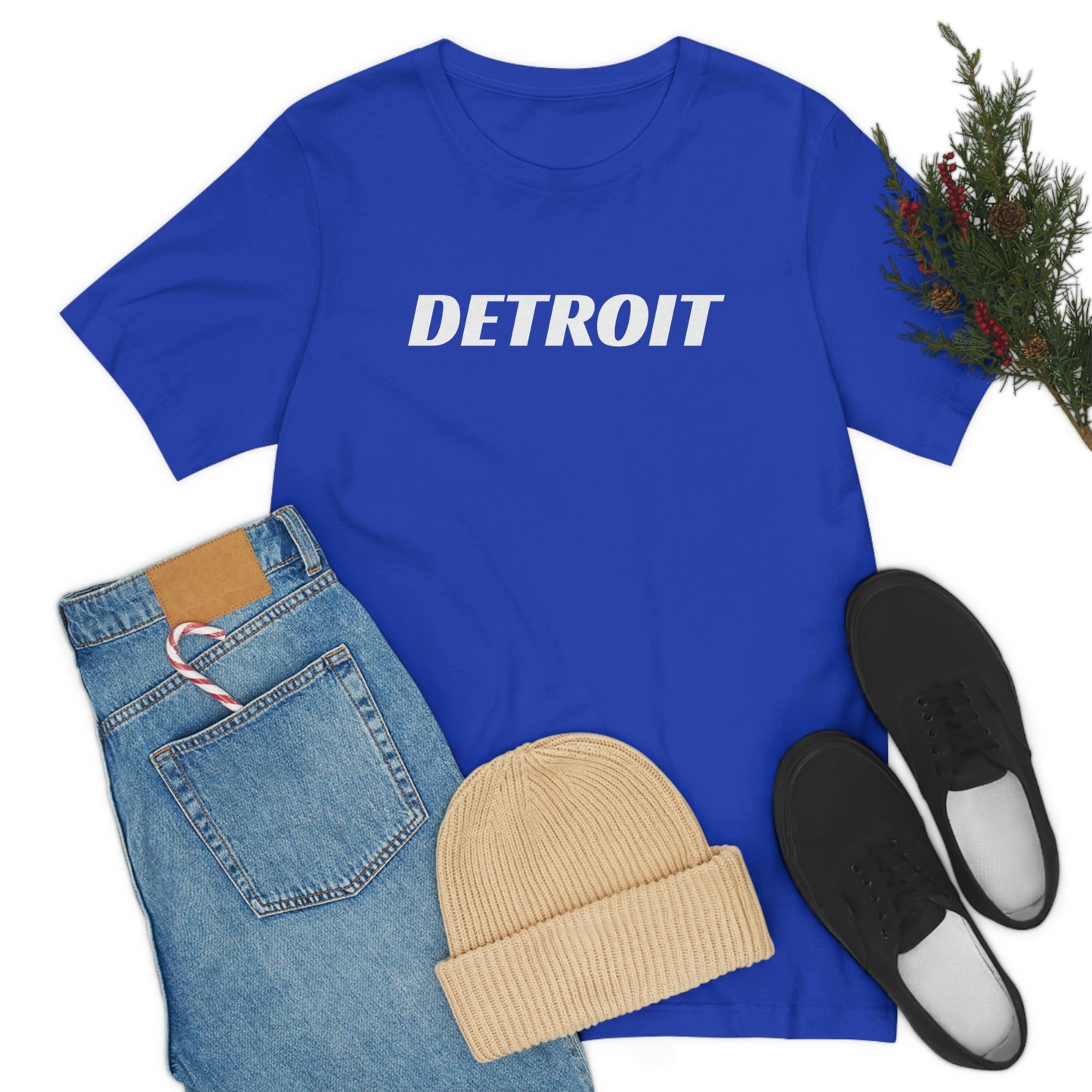 'Detroit' T-Shirt (Racing Font) | Unisex Standard Fit