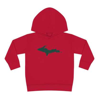 Michigan Upper Peninsula Hoodie (w/ Green UP Outline) | Unisex Toddler