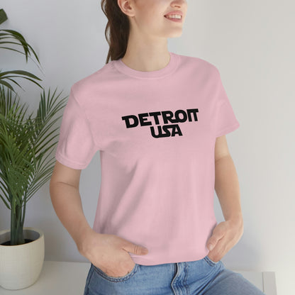 'Detroit USA' T-Shirt (1970s Epic Sci-Fi Parody) | Unisex Standard Fit