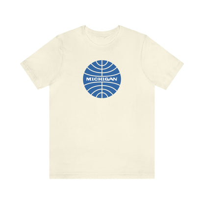 'Michigan' T-Shirt (Retro Airline Parody)  | Unisex Standard Fit