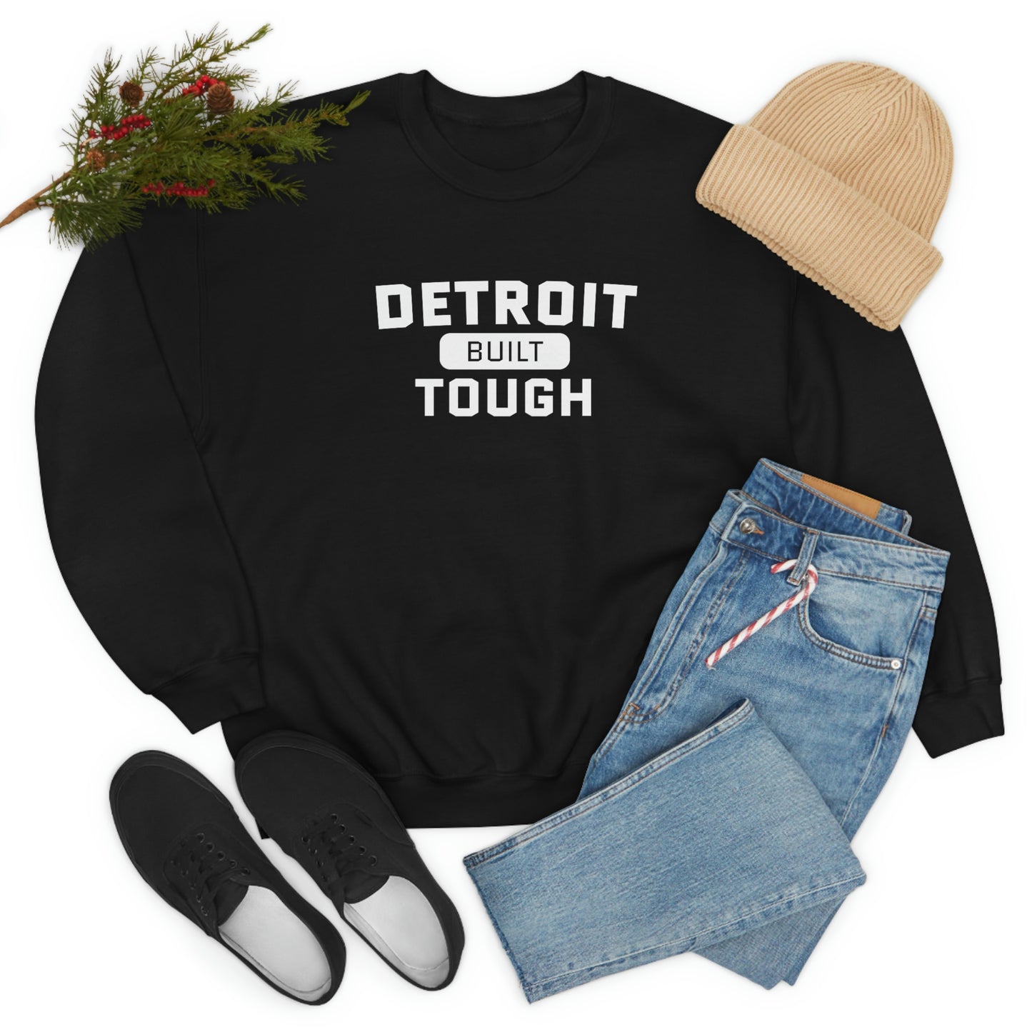 'Built Detroit Tough' Sweatshirt | Unisex Standard