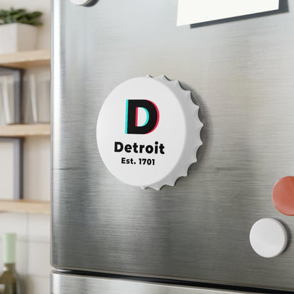 'Detroit Est. 1701' Bottle Opener (Social Media Parody) - Circumspice Michigan