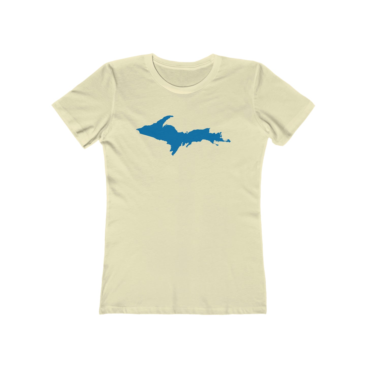 Upper Peninsula T-Shirt (w/ Azure UP Outline) | Women's Boyfriend Cut