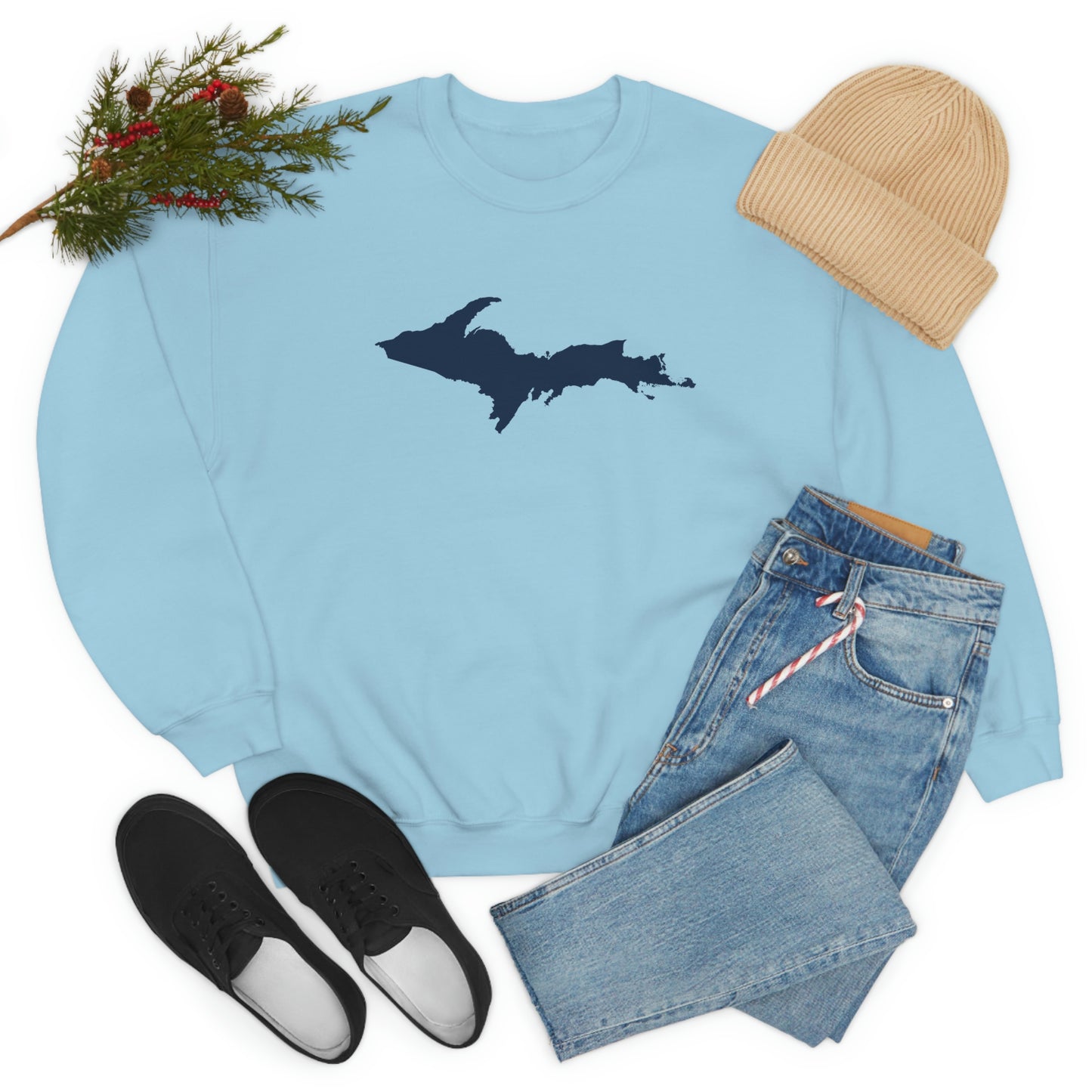 Michigan Upper Peninsula Sweatshirt (w/ UP Outline) | Unisex Standard