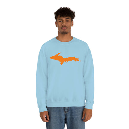 Michigan Upper Peninsula Sweatshirt (w/ Orange UP Outline) | Unisex Standard