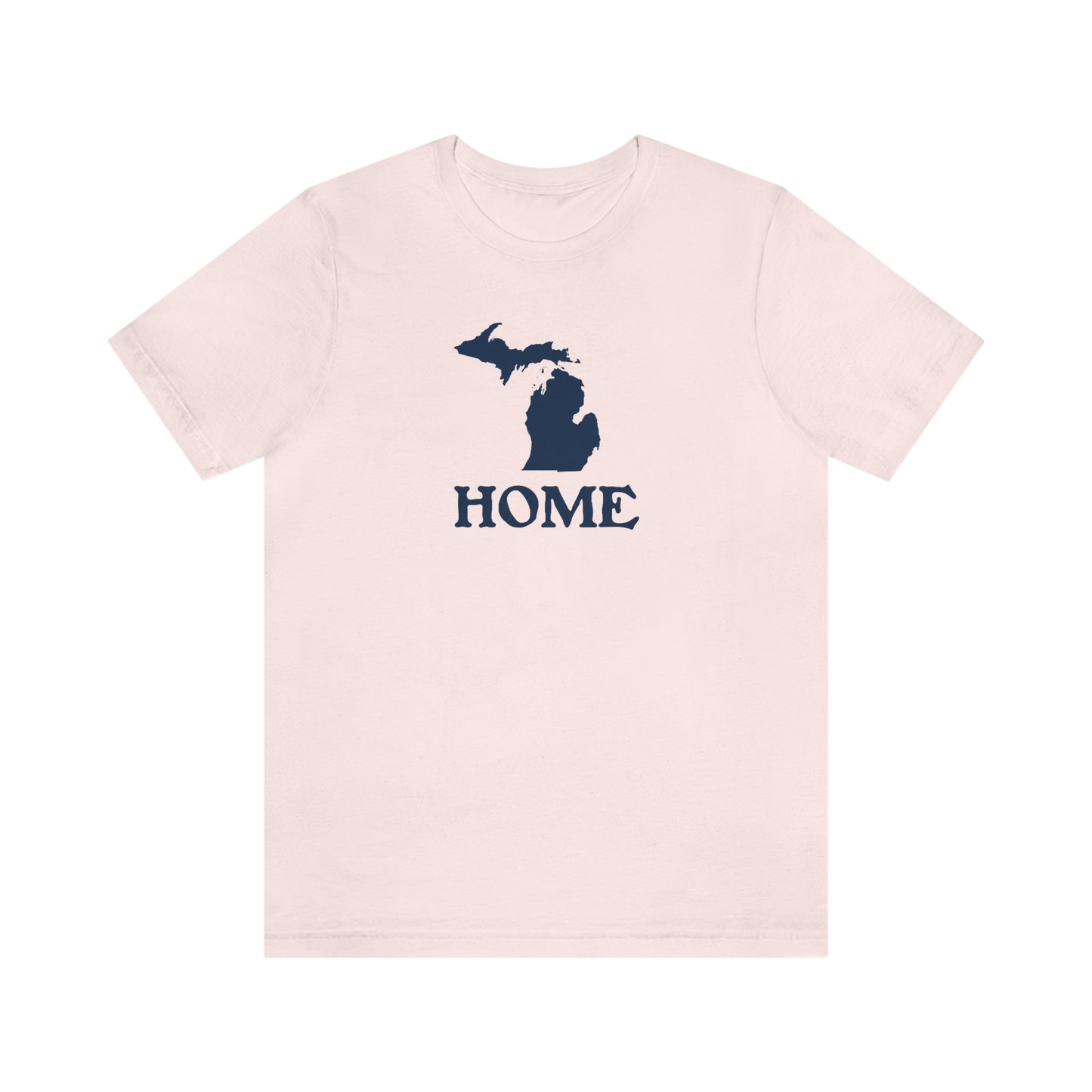 Michigan 'Home' T-Shirt (Woodcut Font) | Unisex Standard Fit