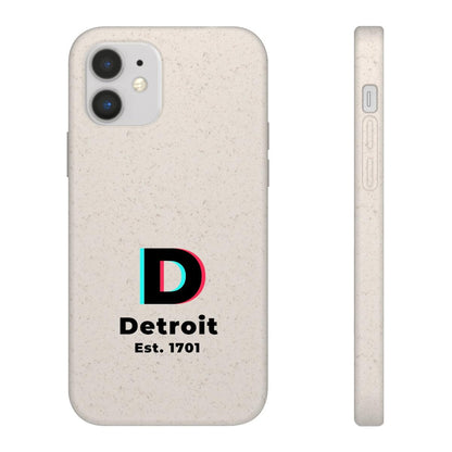 'Detroit Est. 1701' Phone Cases (Social Media Parody) | Android & iPhone - Circumspice Michigan