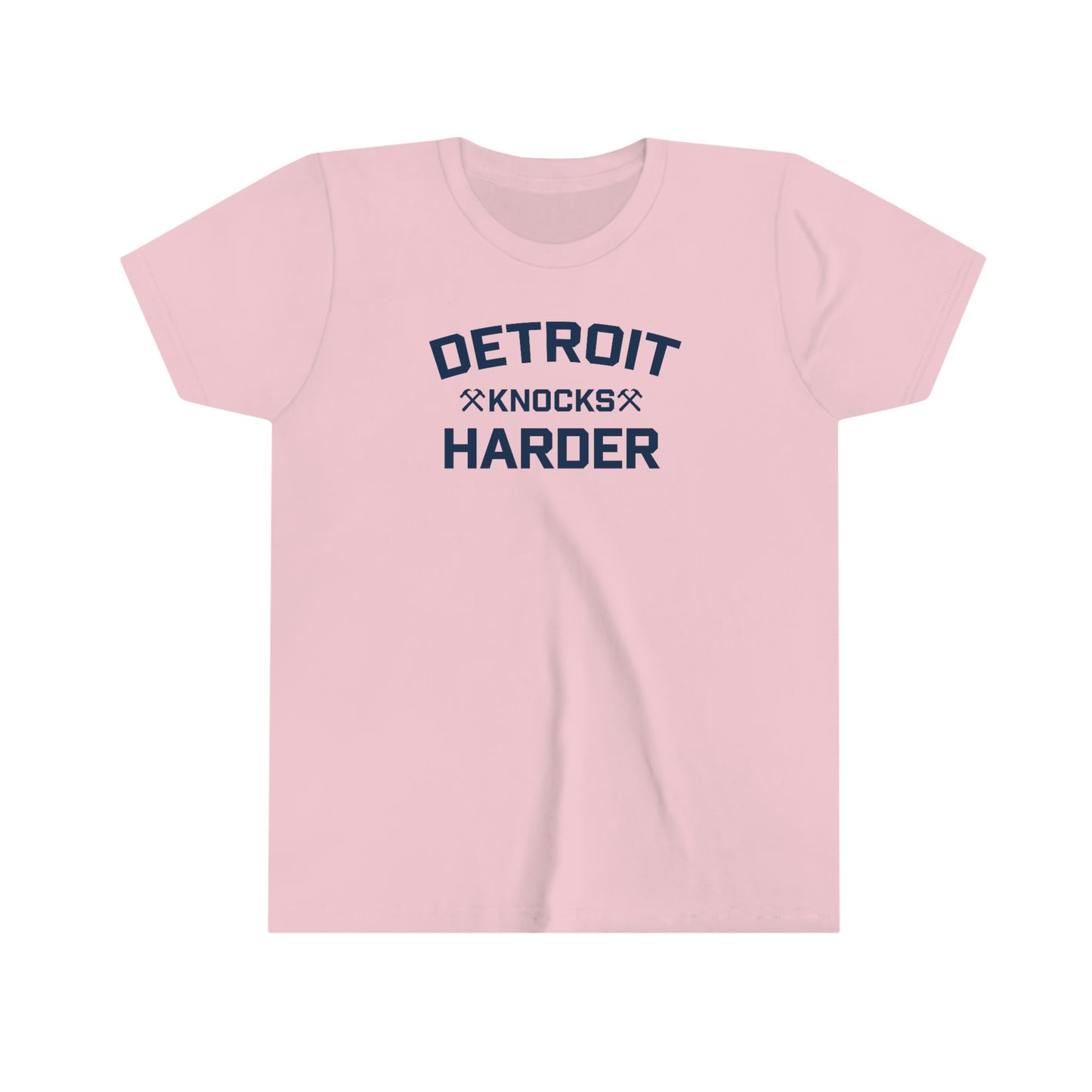 'Detroit Knocks Harder' T-Shirt | Youth Short Sleeve