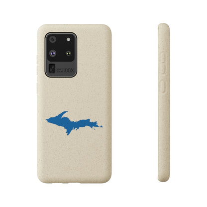 Michigan Upper Peninsula Biodegradable Phone Cases (w/ Azure UP Outline) | Samsung Android