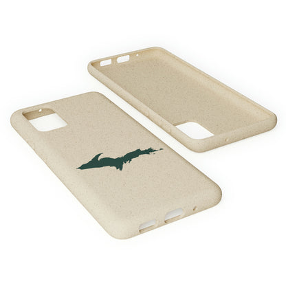 Michigan Upper Peninsula Biodegradable Phone Cases (w/ Green UP Outline) | Samsung Android