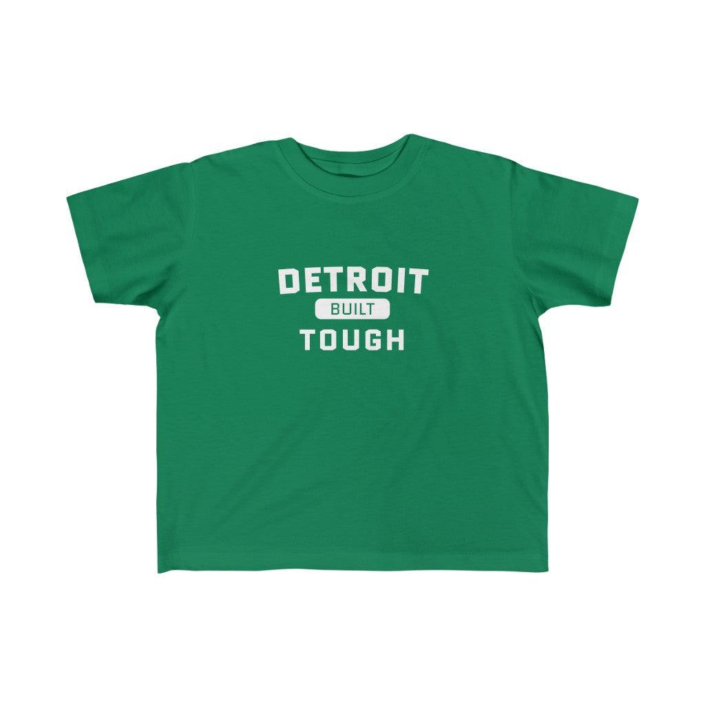 'Built Detroit Tough' T-Shirt | Toddler Short Sleeve - Circumspice Michigan