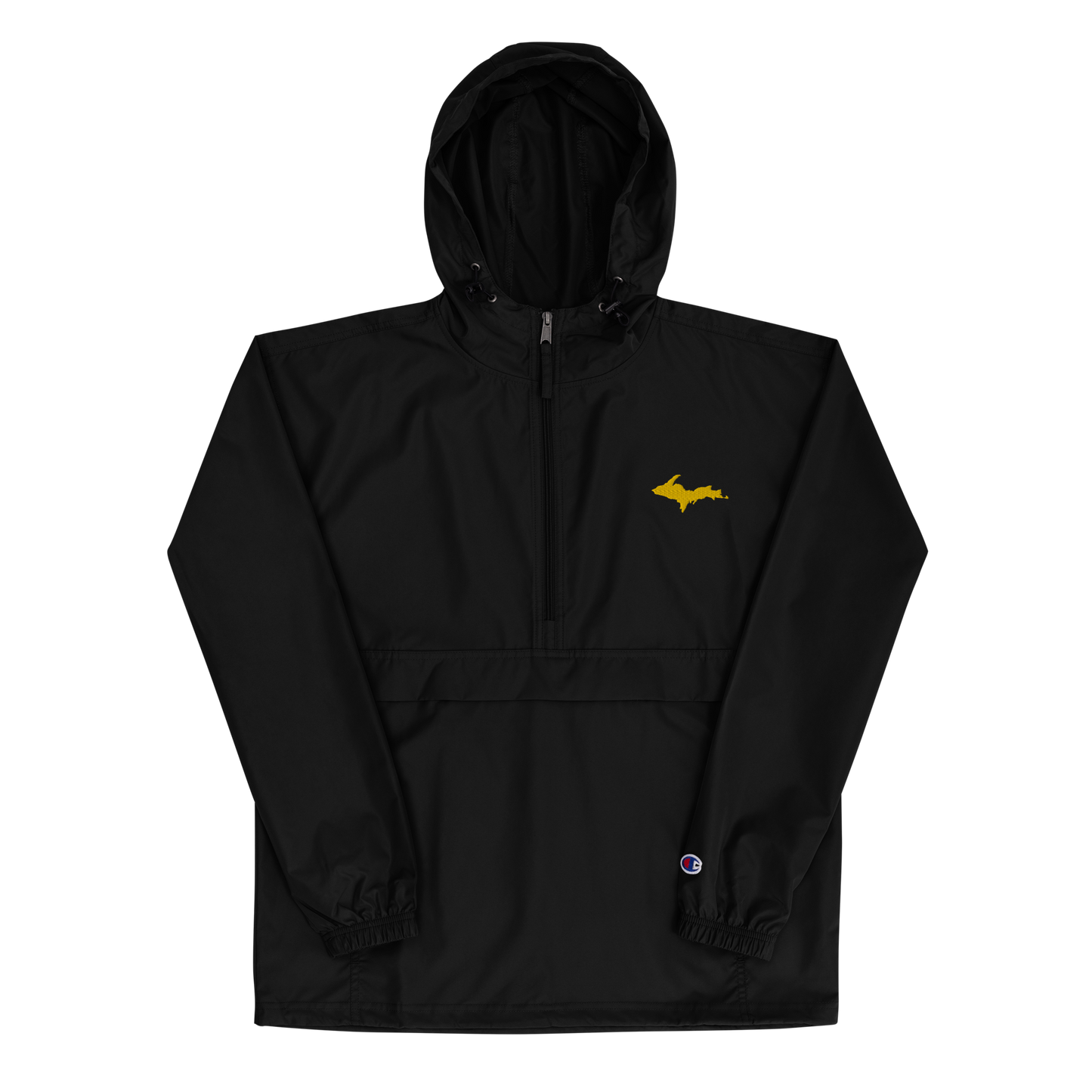 Upper Peninsula Packable Wind & Rain Jacket (w/ Gold UP Outline)