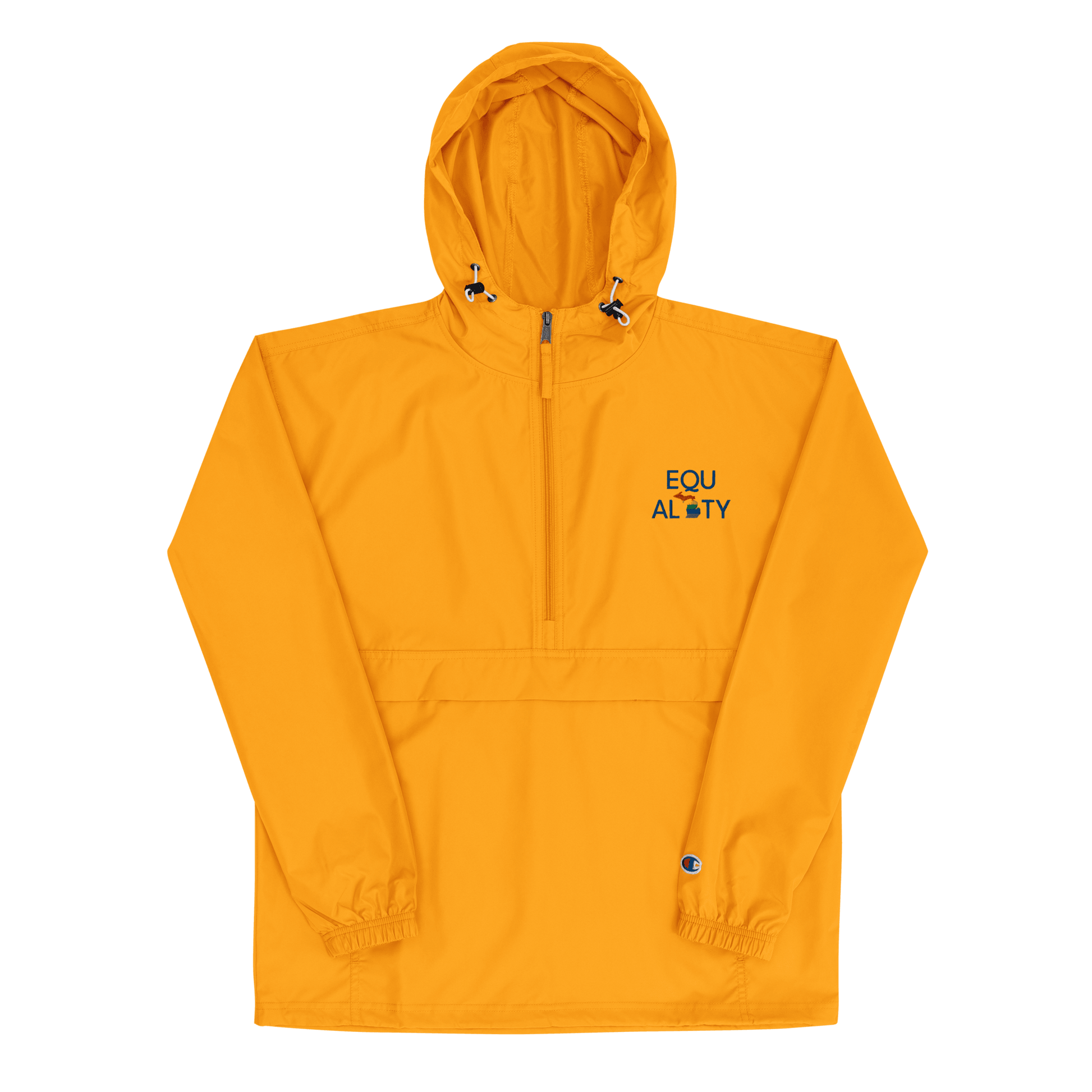 Michigan 'Equality' Wind & Rain Jacket (w/ LGBTQ Pride Colors) - Circumspice Michigan