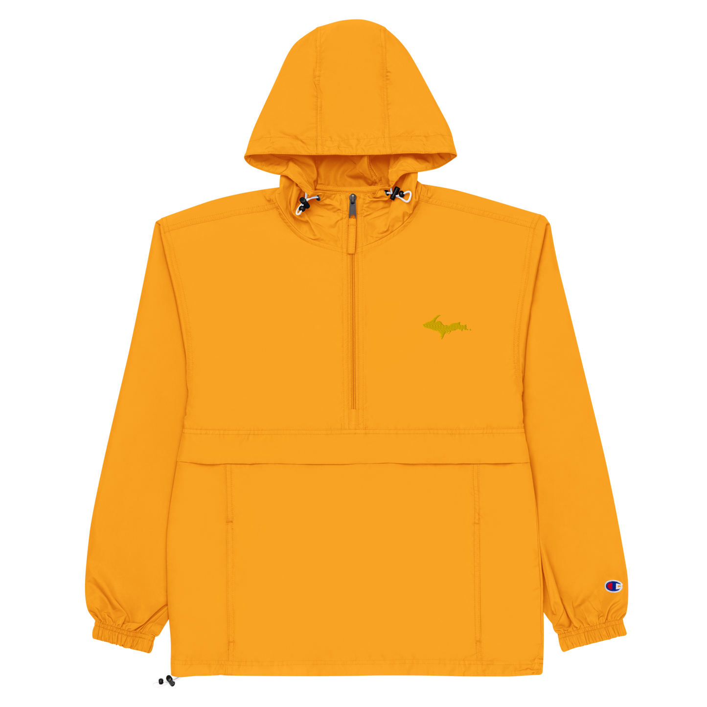 Upper Peninsula Packable Wind & Rain Jacket (w/ Gold UP Outline)