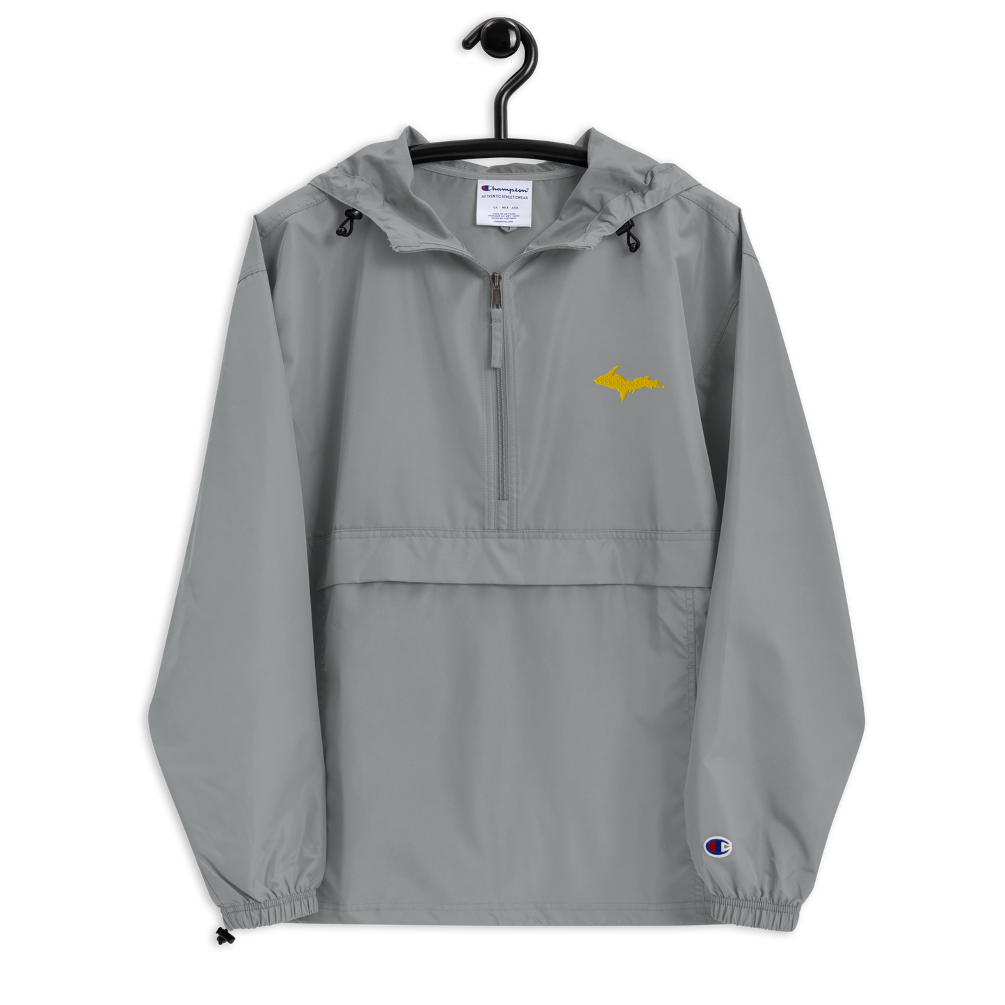 Upper Peninsula Packable Wind & Rain Jacket (w/ Gold UP Outline)