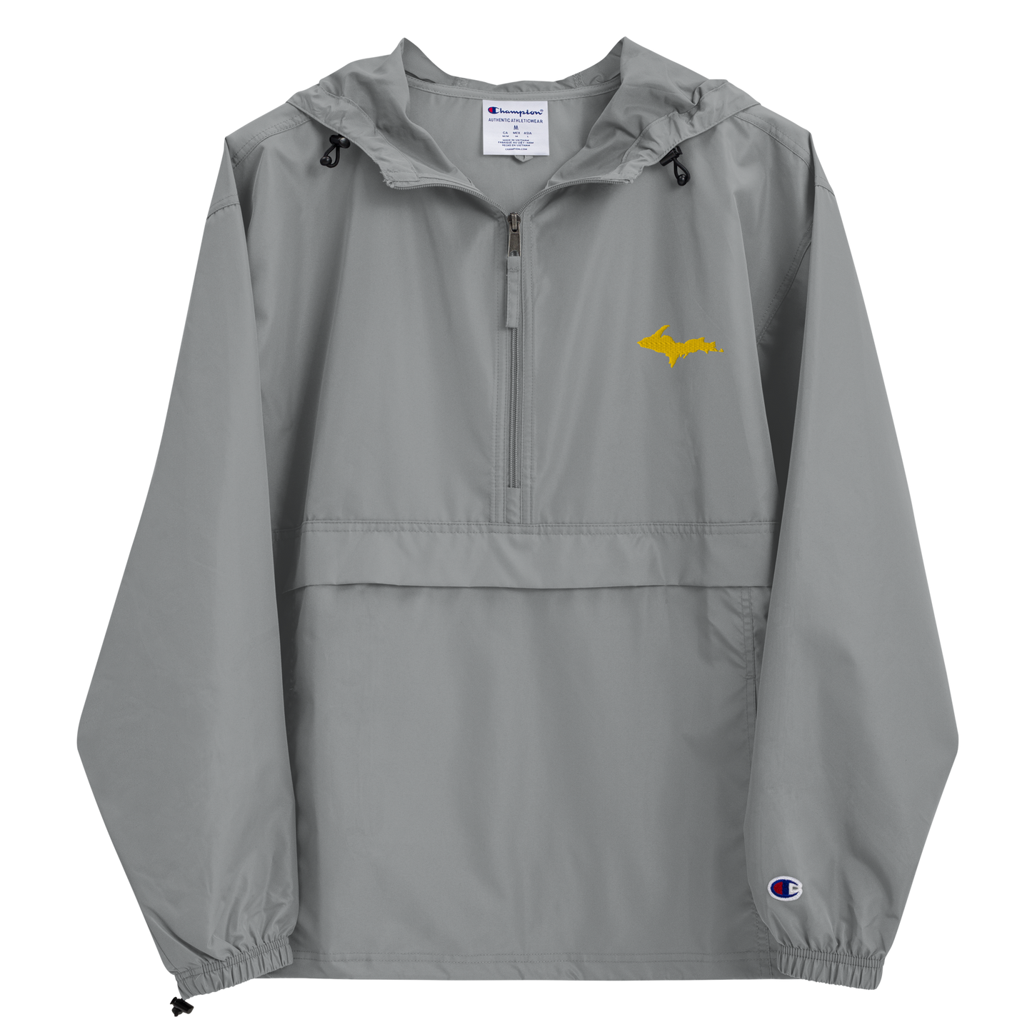 Upper Peninsula Packable Wind & Rain Jacket (w/ Gold UP Outline)