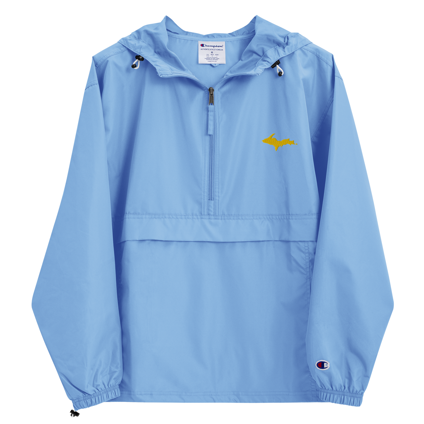 Upper Peninsula Packable Wind & Rain Jacket (w/ Gold UP Outline)